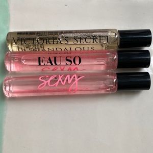 Various Victoria’s Secret fragrances travel spray